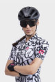 ALÉ Cyklistický dres s krátkým rukávem - SOLID RIDE LADY - černá/bílá