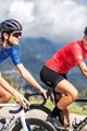 ALÉ Cyklistický dres s krátkým rukávem - SOLID SHARP LADY - červená