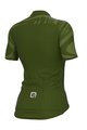 ALÉ Cyklistický dres s krátkým rukávem - R-EV1 ARTIKA LADY - zelená