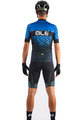 ALÉ Cyklistický dres s krátkým rukávem - HEXA - černá/modrá