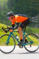 ALÉ Cyklistický dres s krátkým rukávem - KLIMA - oranžová/černá