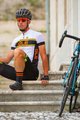 ALÉ Cyklistický dres s krátkým rukávem - VETTA - bílá/černá