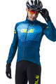 ALÉ Cyklistická zateplená bunda - SUMMIT DWR - světle modrá/modrá