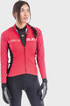 ALÉ Cyklistický dres s dlouhým rukávem zimní - FUTURE RACE LADY WNT - růžová