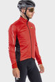 ALÉ Cyklistická zateplená bunda - FONDO WINTER - černá/červená