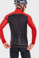ALÉ Cyklistická zimní bunda a kalhoty - FONDO WINTER - černá/červená