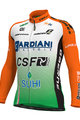 ALÉ Cyklistický dres s dlouhým rukávem zimní - BARDIANI CSF 19 WNT - vícebarevná