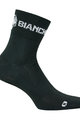BIANCHI MILANO Cyklistické ponožky klasické - ASFALTO - černá