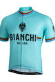 BIANCHI MILANO Cyklistický dres s krátkým rukávem - NEW PRIDE - černá/zelená