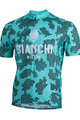 BIANCHI MILANO Cyklistický dres s krátkým rukávem - PRIOLO MTB - modrá