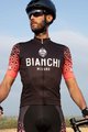BIANCHI MILANO Cyklistický dres s krátkým rukávem - PEDASO - růžová/černá