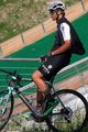 BIANCHI MILANO Cyklistický dres s krátkým rukávem - QUIRRA - černá/bílá