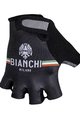 BIANCHI MILANO Cyklistické rukavice krátkoprsté - ENAS - černá