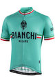 BIANCHI MILANO Cyklistický dres s krátkým rukávem - ISALLE - modrá