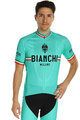 BIANCHI MILANO Cyklistický dres s krátkým rukávem - ISALLE - modrá