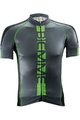 BIEMME Cyklistický dres s krátkým rukávem - POISON  - zelená/šedá