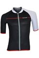 Cyklistický dres s krátkým rukávem - PURE SPEED  - bílá/černá