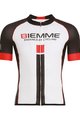 Cyklistický dres s krátkým rukávem - IDENTITY18 - černá/bílá/červená