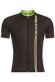 BIEMME Cyklistický dres s krátkým rukávem - BLADE  - černá/zelená