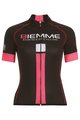 Cyklistický dres s krátkým rukávem - IDENTITY18 LADY - růžová/bílá/černá