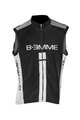 BIEMME Cyklistická vesta - ALPE D'HUEZ - černá/bílá