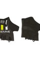 BIEMME Cyklistické rukavice krátkoprsté - STRAPS - černá/bílá/žlutá