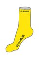 BIEMME Cyklistické ponožky klasické - MERYL - žlutá