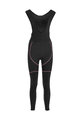 BIEMME Cyklistické kalhoty dlouhé s laclem - FLEX LADY WINTER - černá/růžová