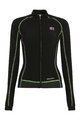 BIEMME Cyklistický dres s dlouhým rukávem zimní - FLEX LADY WINTER  - černá/zelená