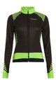 BIEMME Cyklistický dres s dlouhým rukávem zimní - SHARP LADY WINTER - černá/zelená