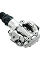 SHIMANO pedály - MTB M520 SPD - stříbrná