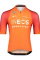 BIORACER Cyklistický dres s krátkým rukávem - INEOS GRENADIERS '22 - oranžová/červená