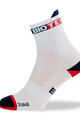 BIOTEX Cyklistické ponožky klasické - NET - bílá