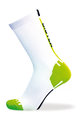 Biotex Cyklistické ponožky klasické - RACE - zelená/bílá