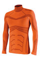 BIOTEX Cyklistické triko s dlouhým rukávem - POWERFLEX WARM - oranžová