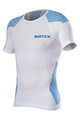 BIOTEX Cyklistické triko s krátkým rukávem - BIOFLEX RAGLAN - modrá/bílá