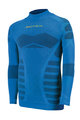 BIOTEX Cyklistické triko s dlouhým rukávem - WARM EFFECT JUNIIOR - modrá
