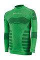 BIOTEX Cyklistické triko s dlouhým rukávem - WARM EFFECT JUNIIOR - zelená
