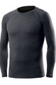 BIOTEX Cyklistické triko s dlouhým rukávem - CALORE MERINO - šedá