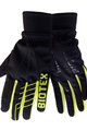 Biotex Cyklistické rukavice dlouhoprsté - SUPERWARM - černá/žlutá