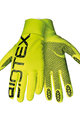 BIOTEX Cyklistické rukavice dlouhoprsté - THERMAL TOUCH GEL - žlutá/černá