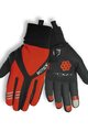 BIOTEX Cyklistické rukavice dlouhoprsté - ARTIC GEL - červená/černá