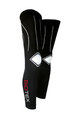 BIOTEX Cyklistické návleky po celé délce nohy - SEAMLESS - bílá/černá