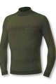 BIOTEX Cyklistické triko s dlouhým rukávem - 3D TURTLENECK - zelená