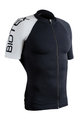 BIOTEX Cyklistický dres s krátkým rukávem - ULTRA - bílá/černá