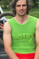BIOTEX Cyklistické triko bez rukávů - REVERSE - zelená