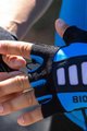BIOTEX Cyklistické rukavice krátkoprsté - MESH RACE  - černá/modrá