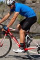 BIOTEX Cyklistické rukavice krátkoprsté - MESH RACE  - černá/modrá