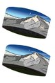 BUFF Cyklistická čelenka - COOLNET UV® KRIVÁŇ - šedá/modrá
