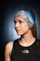 BUFF Cyklistická čelenka - COOLNET UV® KRIVÁŇ - šedá/modrá